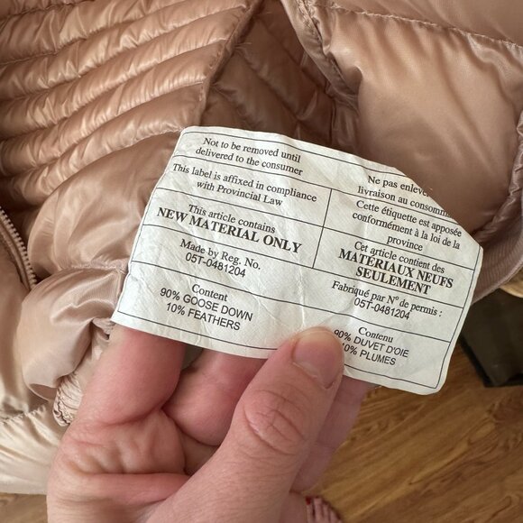 Lululemon Fluffin Awesome Vest in Rose Gold Size 4 - Picture 8 of 8